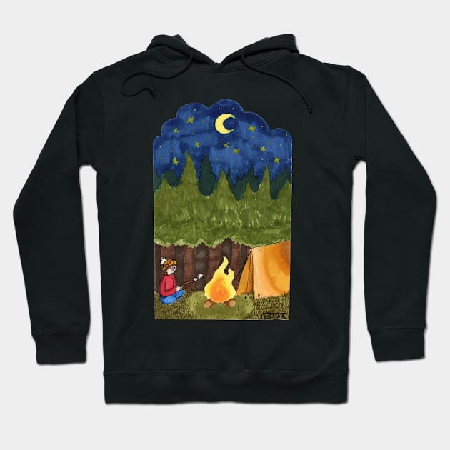 Campfire Hoodie by Beelixir Illustration